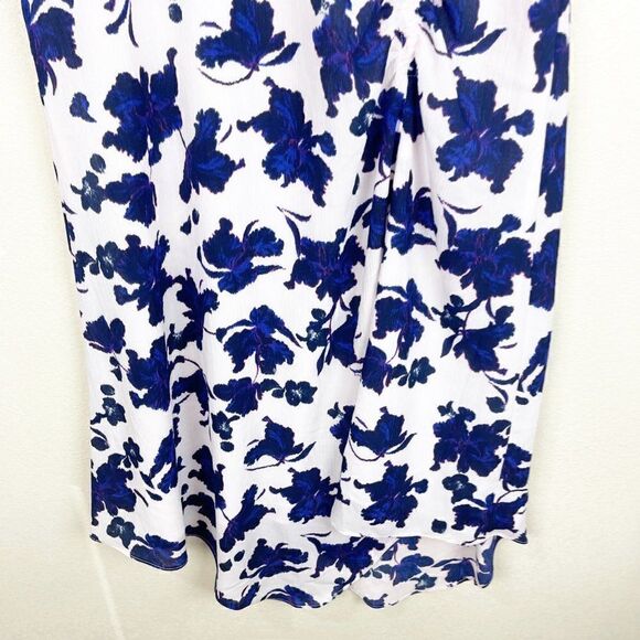 Halogen Floral Short Sleeve Mini Dress Size Medium NWT - Picture 3 of 8